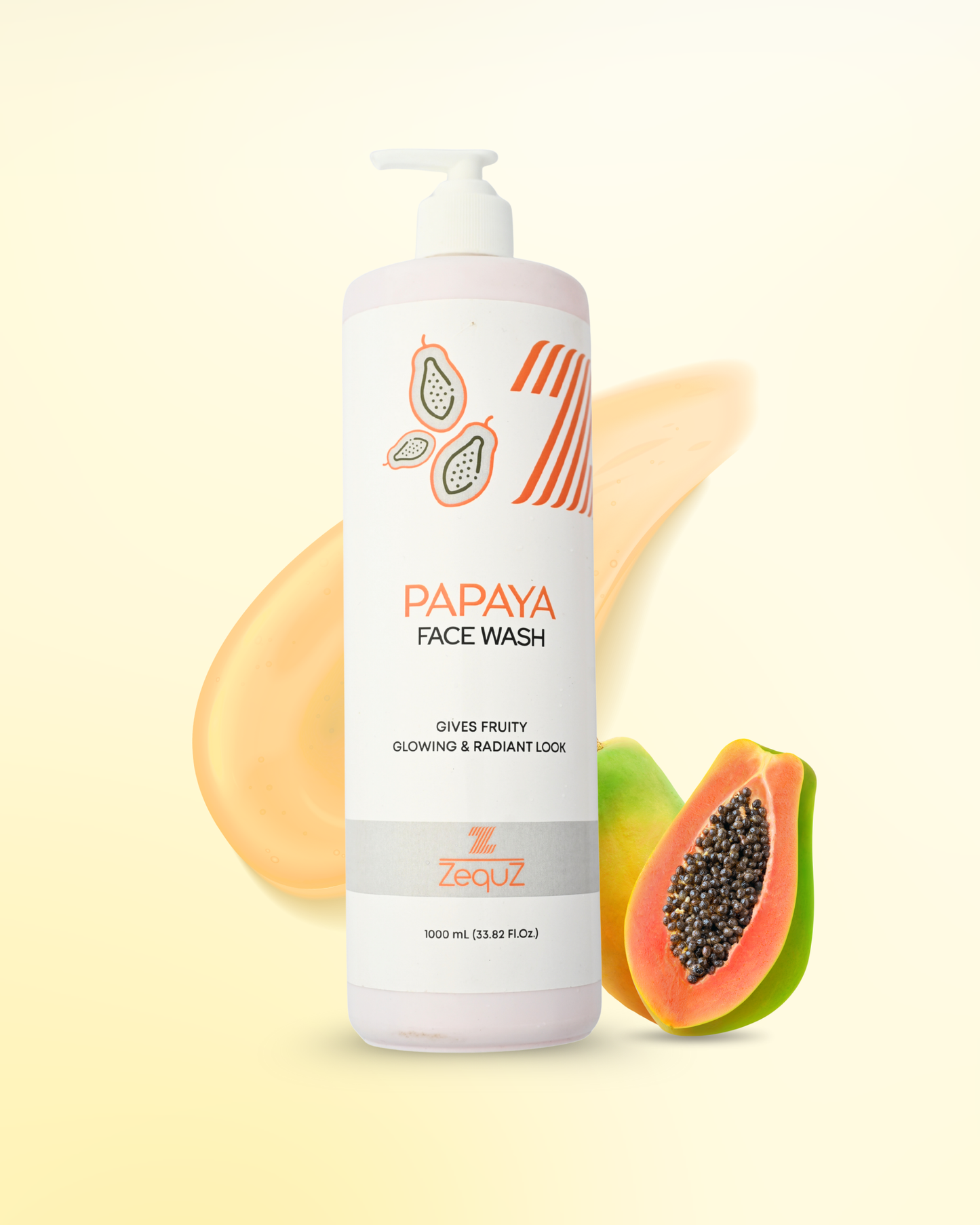Papaya Facewash For Oily Skin [1000 ml]
